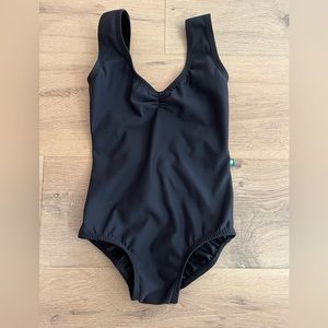 Lucky Leo black leotard